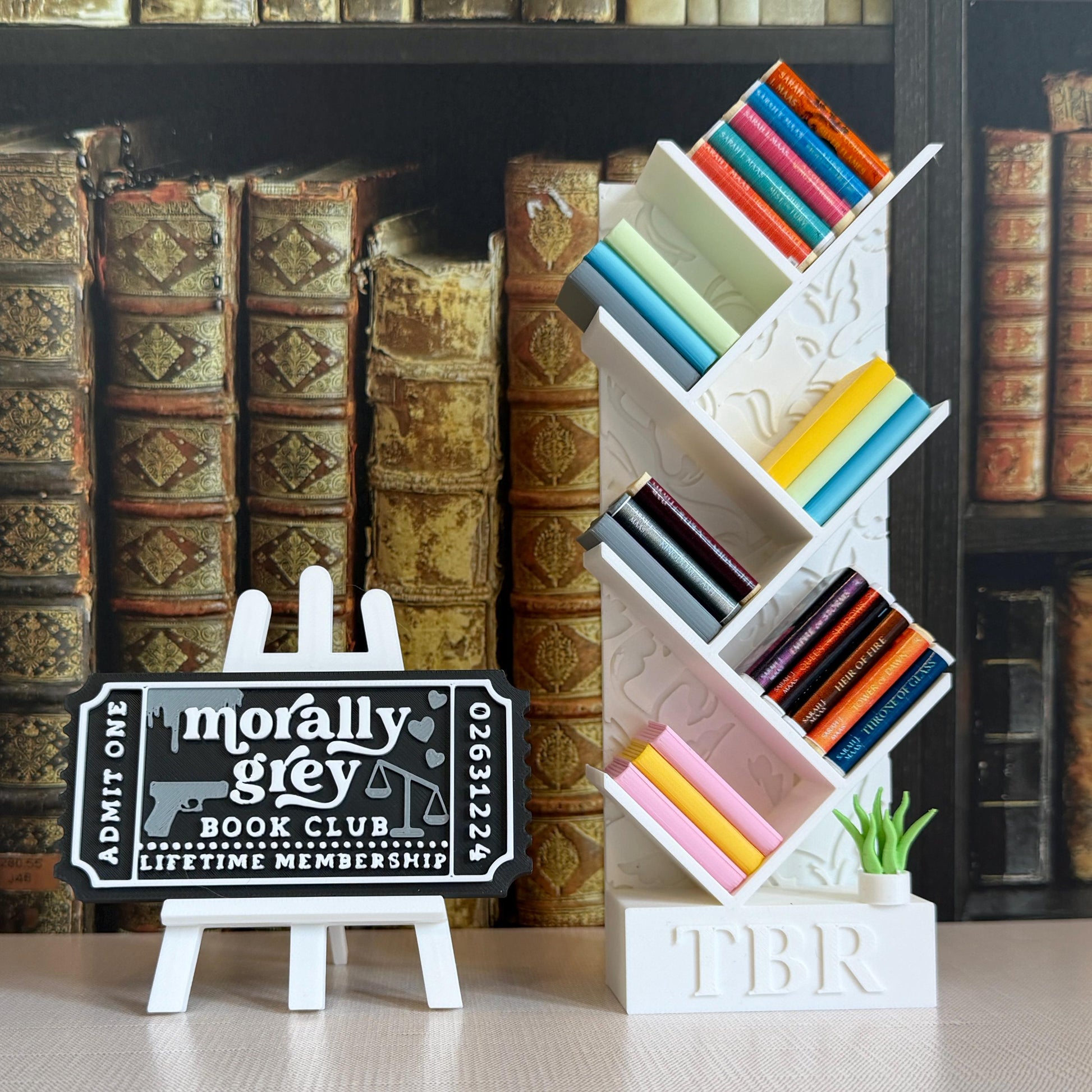 Book Club Ticket Display Easel Stand