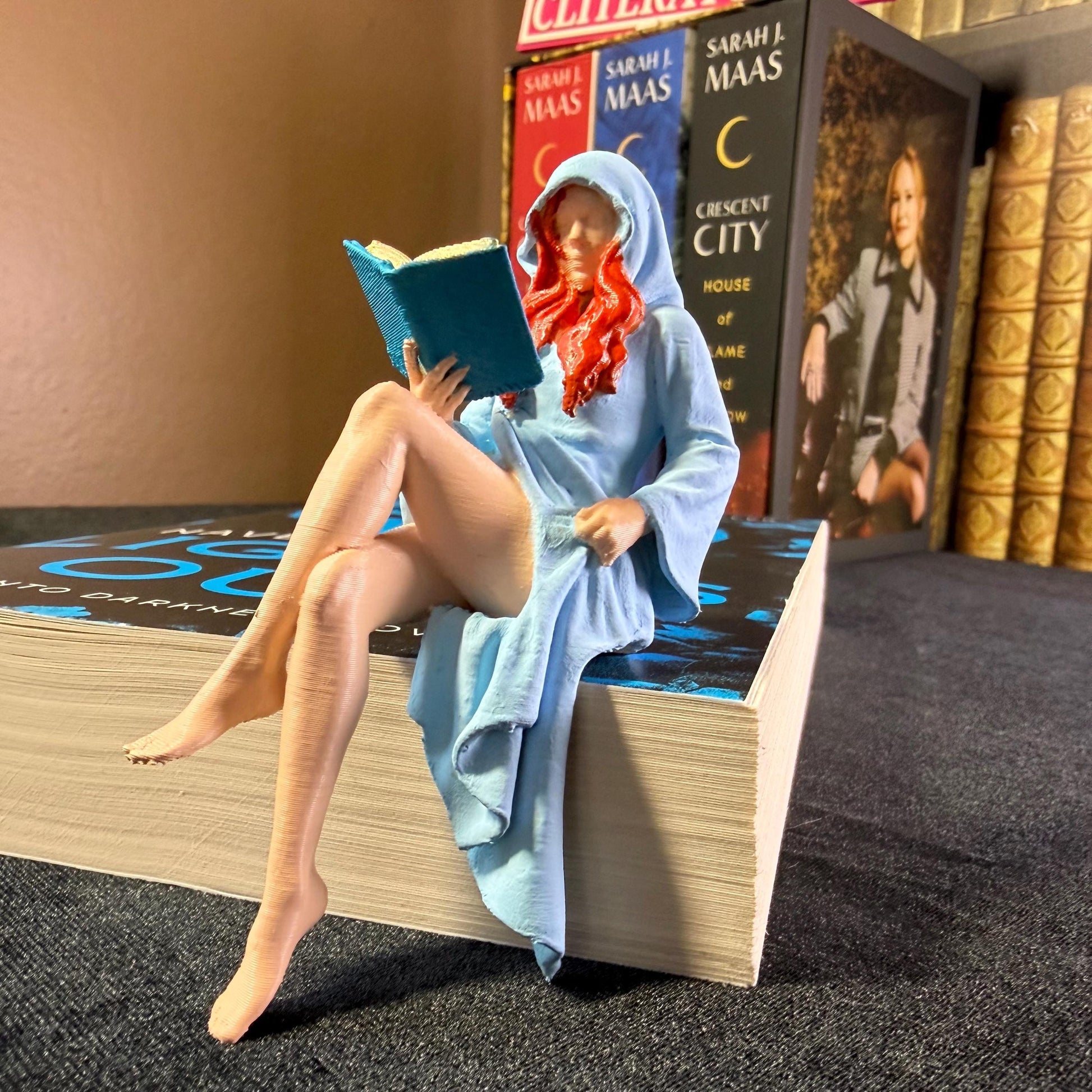 The Book Babe Perchling | Shelf Sitter