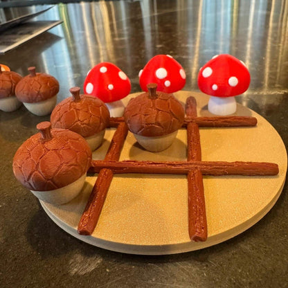 Enchanted Forest Tic Tac Toe | Hobbit Core Game | Cottage Core Gift