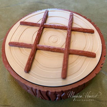 Enchanted Forest Tic Tac Toe | Hobbit Core Game | Cottage Core Gift